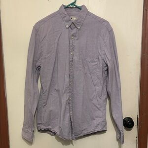 Men's Purple Button-Down Shirt